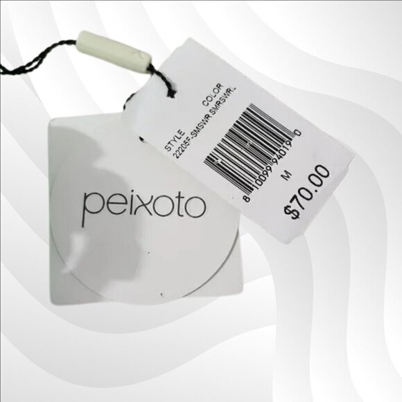 2/$50 Peixoto Amore Ruffle Bikini Bottom Neon Green & Blue Size M - Picture 7 of 8